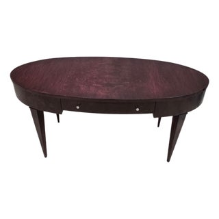 Walter E. Smithe Gramercy Oval Executive Writing Desk For Sale