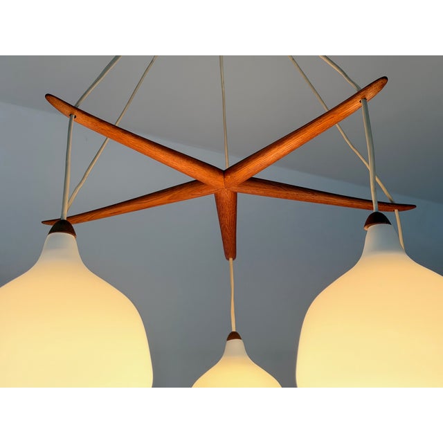 Model 511 Starfish Chandelier by Uno and Östen Kristiansson for Luxus Vittsjö, 1960s For Sale - Image 12 of 18