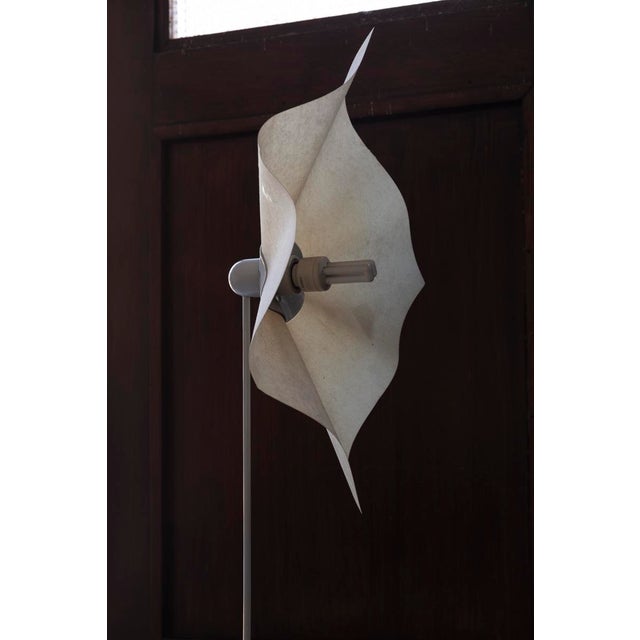 Cream Floor Lamp by Mario Bellini for Artemide, 1960s For Sale - Image 8 of 18