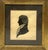 Antique Pair English Watercolor Paintings Silhouettes Giltwood Frames 19 Centry For Sale - Image 6 of 8