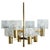 Brass Chandelier attributed to Carl Fagerlund for Orrefors, 1960s For Sale - Image 13 of 13