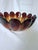 Glass Mid 20th Century Amber Art Glass, Lotus Bowl by Indiana Glass For Sale - Image 7 of 11
