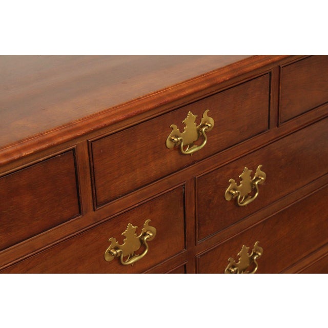 Stickley Chippendale Style Cherry Dresser For Sale - Image 13 of 18