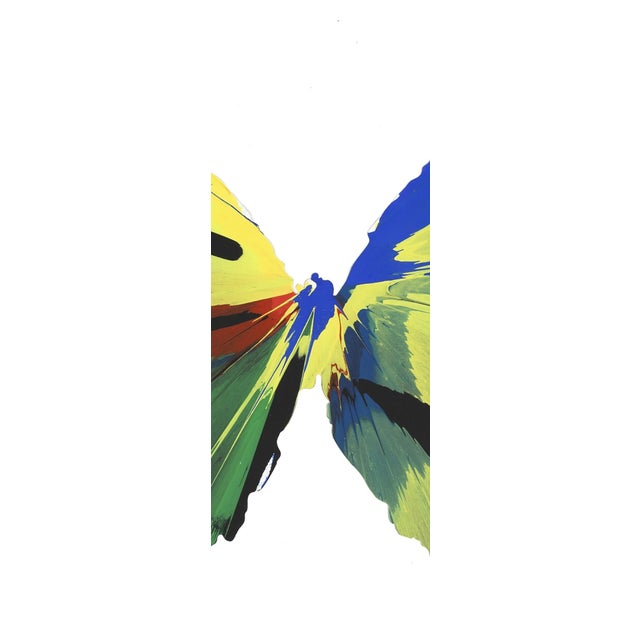 Damien Hirst, Butterfly, 2009, Acrylic Painting on Paper For Sale - Image 7 of 8