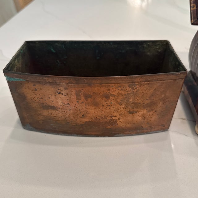 Early 20th Century English Faux Tortoise Shell Tea Caddy For Sale - Image 10 of 11