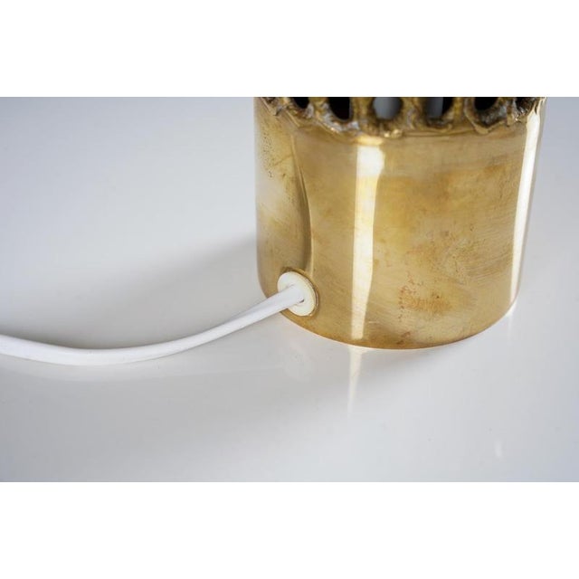 Mid-Century Swedish Table Lamp attributed to Pierre Forsell for Skultuna, 1960s For Sale - Image 9 of 14