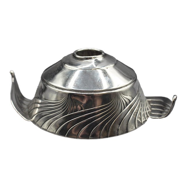 Circa 1940s American Sterling Silver Weighted Candleholder by International For Sale