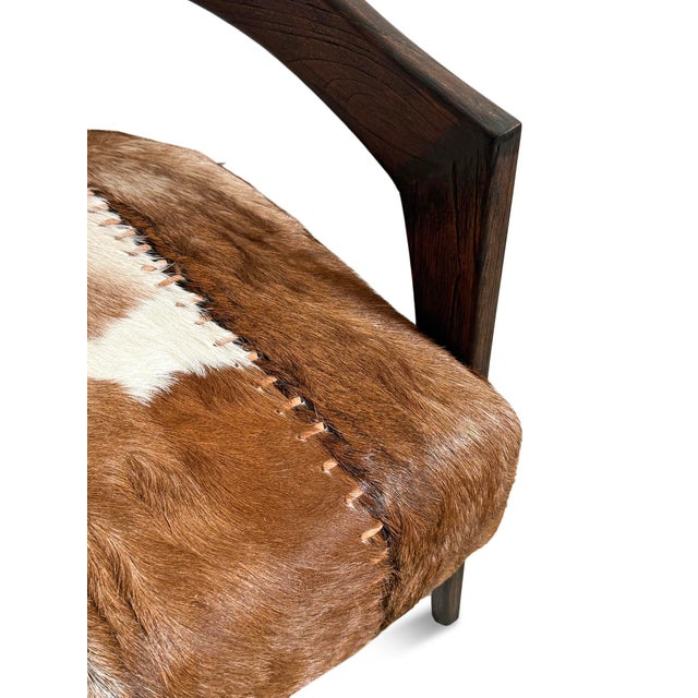 2020s Deco Rustic Horseshoe Arm Chair For Sale - Image 5 of 9