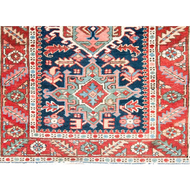 Early 20th Century Persian Heriz Rug For Sale - Image 10 of 14