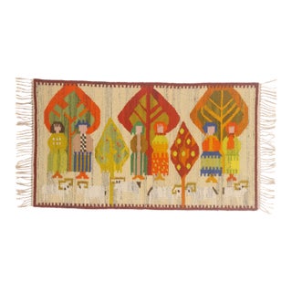 Vintage Polish Tapestry, 02'06 X 04'04 For Sale