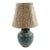 Chinoiserie Blue Floral Ginger Jar Ceramic Table Lamp For Sale