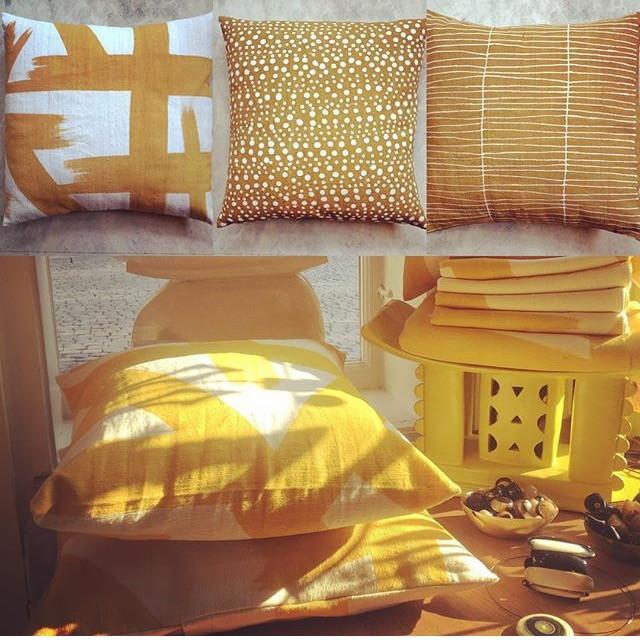 Yellow Mudcloth Pillow Cover Chairish