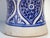 Mid 20th Century Moroccan Ceramic Blue and White Moorish Jar From Fez 1950s For Sale - Image 5 of 12