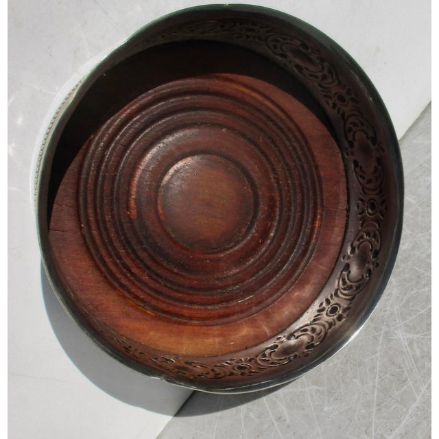 Mid 20th Century Gorham Silverplate Wine Coaster Mid-Century For Sale - Image 5 of 8