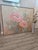 Peach Large Signed Lee Reynolds Peach Poppies Painting, Vanguard Studios Mid-Century Modern Floral Art For Sale - Image 8 of 13