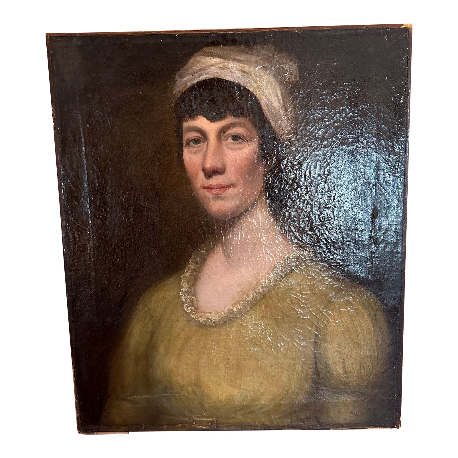 1820s Jane Austen Period Painting, Portrait of a Young Lady in an ...