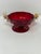 1950s 1950s Ruby Red Murano Salt Dips - a Pair For Sale - Image 5 of 6