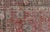 All-Over Floral Design Antique Persian Tabriz Rug in Faded Red & Charcoal Tones For Sale - Image 12 of 15
