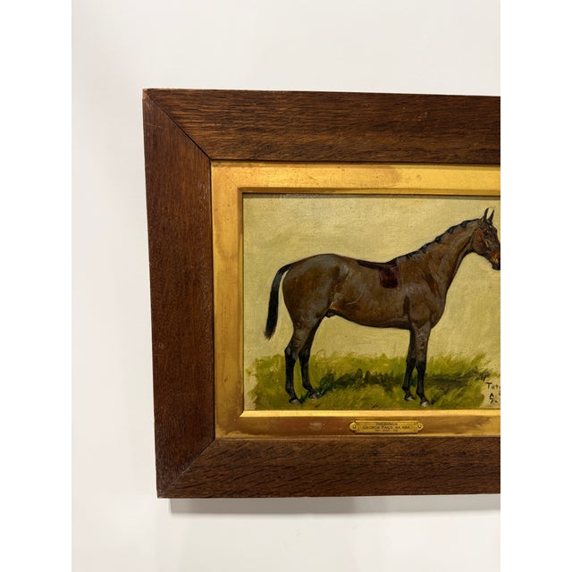 Wood George Thomas Paice, Ra, Rba (British, 1854–1925) "Tarquinius" Equestrian For Sale - Image 7 of 9