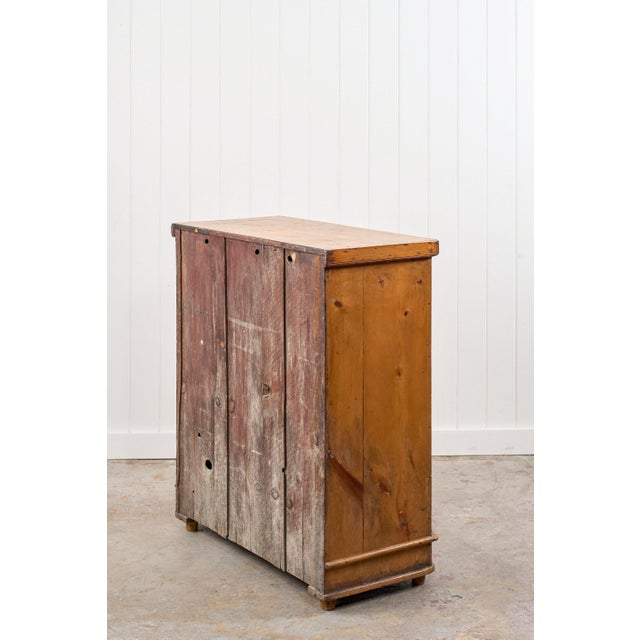 19th Century Pine 2 Over 3 Chest With Wooden Knobs For Sale - Image 13 of 14