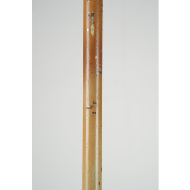 Mid 20th Century Restored Victorian Brass Plated Bridge Floor Lamp For Sale In New York - Image 6 of 12