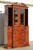 Martin Maddox Mid-20th Century Maddox Mahogany Breakfront Cabinet With Butler’s Secretary Desk For Sale - Image 4 of 18