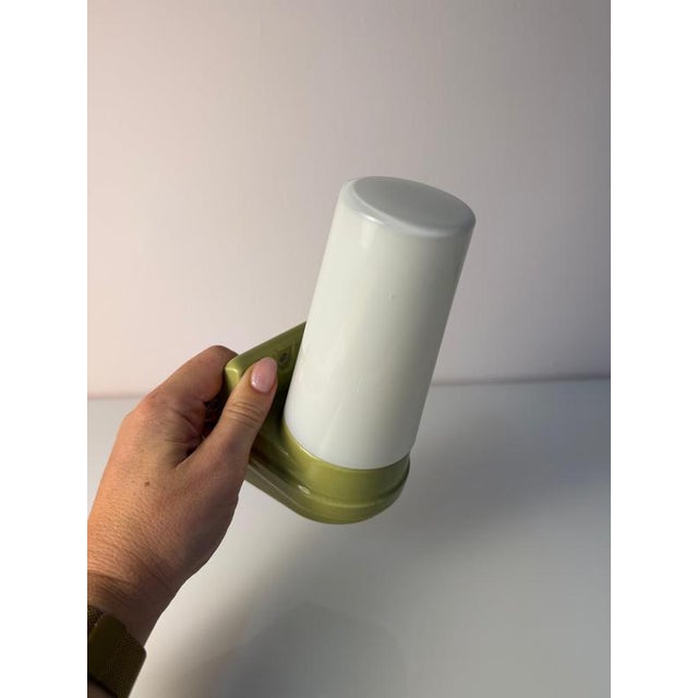 Model 6080 Wall Lamp in Mint Green by Sigvard Bernadotte for Ifö For Sale - Image 9 of 11