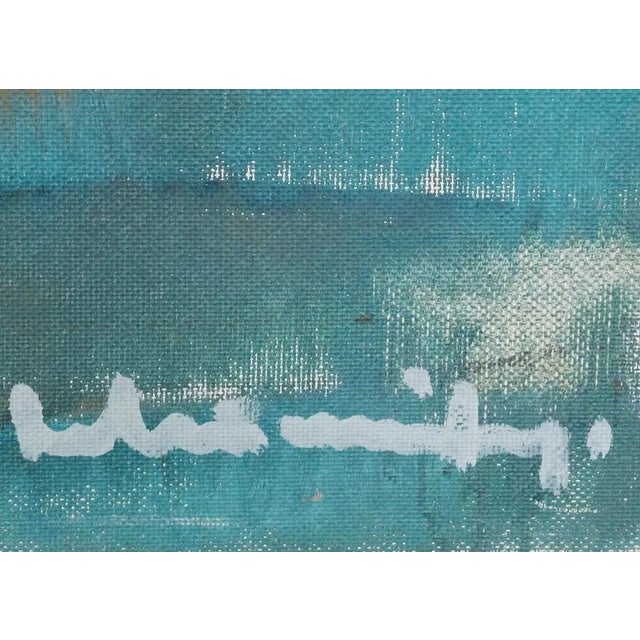 Dreamer. 1996. Oil on cardboard, 83x90 cm this depiction of young nude woman lying down on green blue surface shows artist...