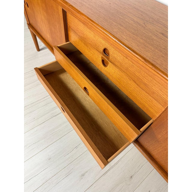 Large Vintage Danish Teak Sideboard by H.W. Klein for Bramin, 1960s For Sale - Image 13 of 18