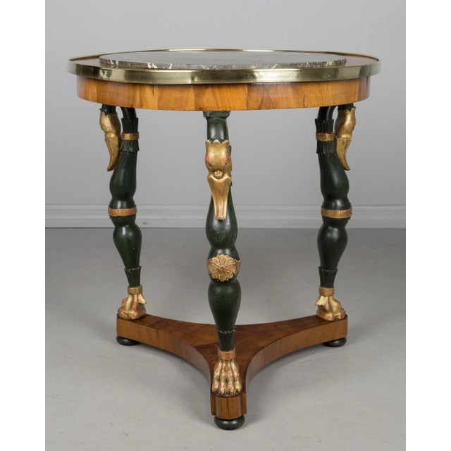 Wood Charles X Walnut Gueridon or Centre Table For Sale - Image 7 of 13