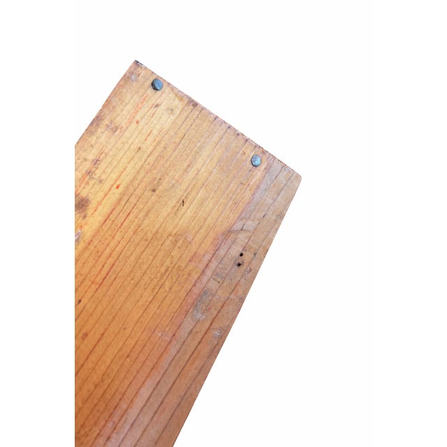 Wood Antique American Side Cabinet / Work Table, Original Finish, Circa 1900–1925 For Sale - Image 7 of 12