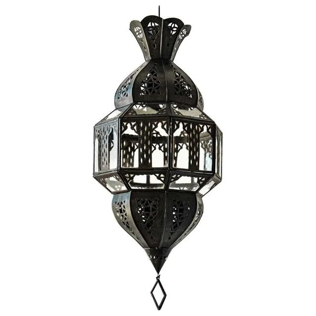 Handcrafted Moorish Glass Lantern Octagonal Shape For Sale - Image 11 of 11