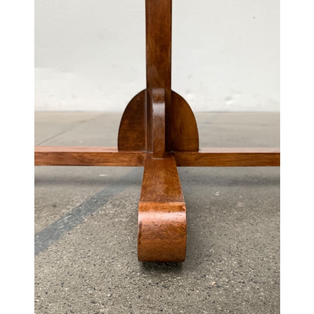 Mid-Century Wood Plant Stand in the style of André Groult, 1960s For Sale - Image 9 of 18