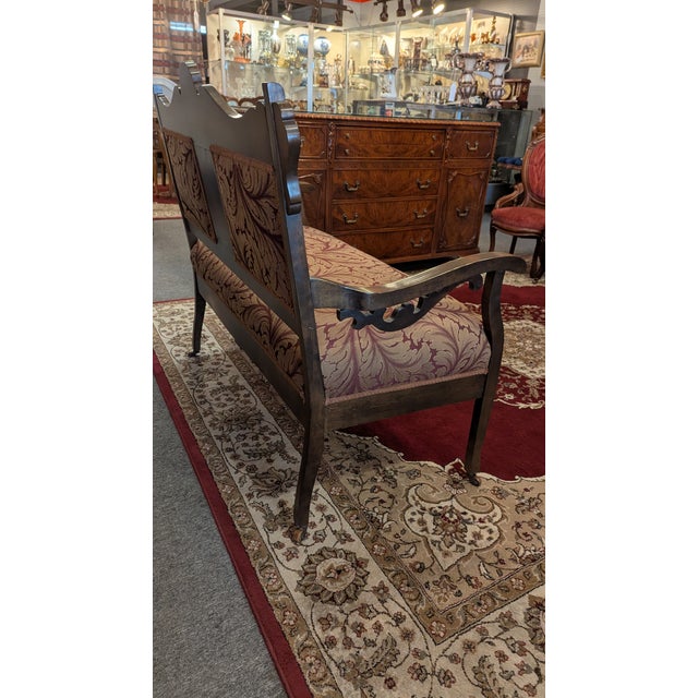 Late 19th Century Victorian 5 Piece Parlor Suite For Sale - Image 12 of 17