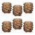 Add a touch of warmth and texture to your home with the Textured Glass Candle Holder Set. Featuring warm brown tones and a...