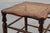 Wood Antique French Wooden Stool with Cane Seat, 19th Century For Sale - Image 7 of 11