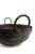 Vintage Round Hand Hammered Metal Bowl W/ Two Handles For Sale - Image 6 of 10