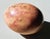Italian Vintage Italian Alabaster Peach Egg For Sale - Image 3 of 6