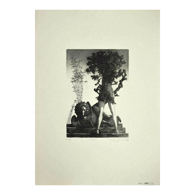Leo Guide - Vespers - Original Etching on Paper - 1976 For Sale