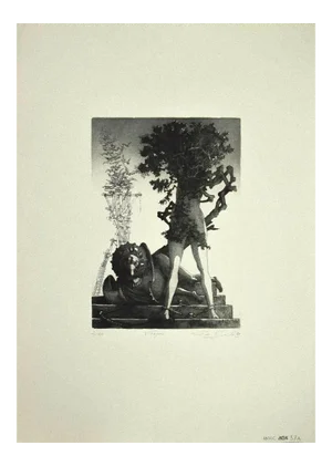 Leo Guide - Vespers - Original Etching on Paper - 1976