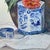Contemporary 1980’s Original Impressionist Still Life Watercolor Painting With Blue & White Pot With Flowers For Sale - Image 3 of 4