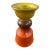 Rare Ceramic Candleholder by Aldo Londi/Bitossi for Rosenthal Netter, Burdines, 1960s For Sale