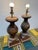 Rustic European Refurbished Wooden Baluster Table Lamps, Pair For Sale - Image 3 of 13