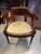 French Empire Style Cane and Wood Desk Armchair For Sale - Image 5 of 10