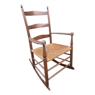 Original 19th Century #3 Shaker Rocking Chair For Sale