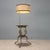 Antique Floor Lamp with Coffee Table in Bronze and Marble, Italy, 20th Century For Sale - Image 4 of 13
