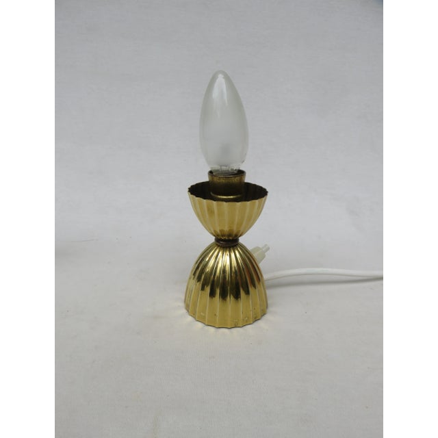 Beige Small Table Lamps, 1950s, Set of 2 For Sale - Image 8 of 18