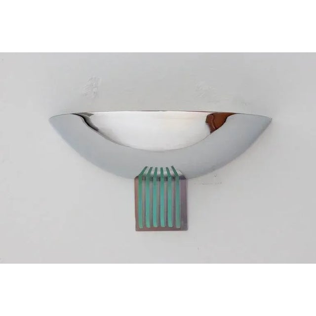 Chrome and Crystal Italian Sconces, 1960, Set of 2 For Sale - Image 11 of 13