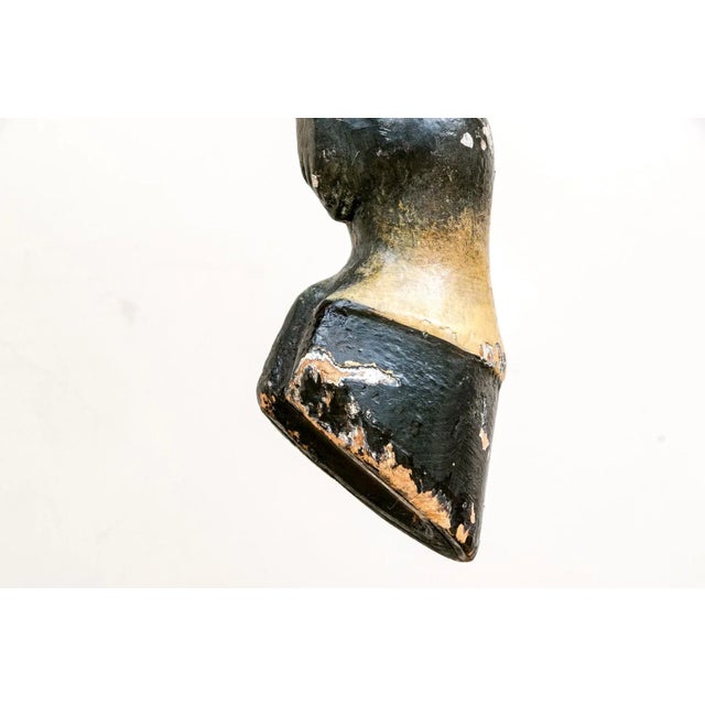 Mid 20th Century Vintage Life-Sized Polychromatic Decorated Carousel Horse For Sale - Image 9 of 12