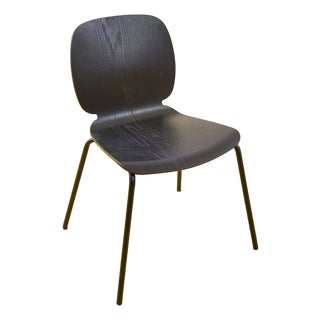 Vintage Black Wooden Chair For Sale